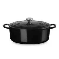 Кастрюля овальная, 6,3 л, черный, серия Black Onyx, LE CREUSET, Франция, 