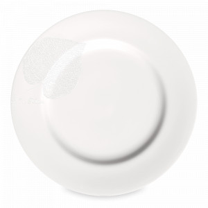 Тарелка обеденная, 27 см, костяной фарфор, белый, серия BiancoBianco, TAITU, Италия, Плоские тарелки белые