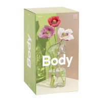 Ваза для цветов Body, 27 см, стекло, прозрачный, DOIY, Испания_00819740048150832523.jpg
