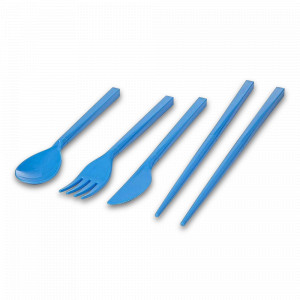 Набор из 4-х столовых приборов в футляре, термопластик, серия To Go, SISTEMA, Новая Зеландия, SISTEMA (Новая Зеландия)