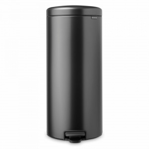Контейнер для мусора с педалью, 30 л, нержавеющая сталь, графит, серия NewIcon, BRABANTIA, Бельгия, BRABANTIA (Бельгия)