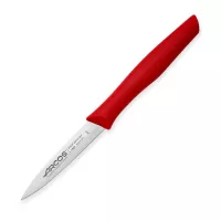 Нож кухонный для чистки 8,5 см, рукоять красная, серия Nova, серия Nova, ARCOS, Испания, 