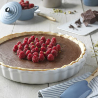 Форма для выпечки, 28 см, керамика, серый, серия Mist Grey, LE CREUSET, Франция_00805150057442625469.jpg
