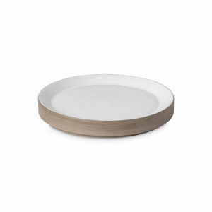 Тарелка закусочная White, 20.5 см, керамика, белый, серия Coastland, COSTA NOVA, Португалия, Белые тарелки для сервировки