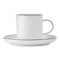 Пара чайная Riverside, 250 мл, фарфор, белый, WALMER, Великобритания