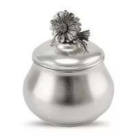 Сахарница «Ромашка», медь, 150 мл, серебристый, серия Летний сад, Кольчугинский Мельхиор, Россия, 