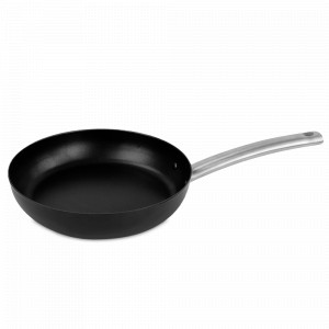 Сковорода , 28 см, сталь, стеклоэмаль, черный, серия Ares, VITRINOR, Испания, Сковороды