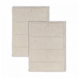 Набор из 2-х салфеток-губок двухсторонних, 30 х 30 см, поилиэстер, бежевый, серия Cozy Clean, SMART SOLUTIONS, Китай, Полезные мелочи