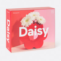 Ваза для цветов, 20 см, керамика, красный, серия Daisy, DOIY, Испания_00822820053058845419.jpg