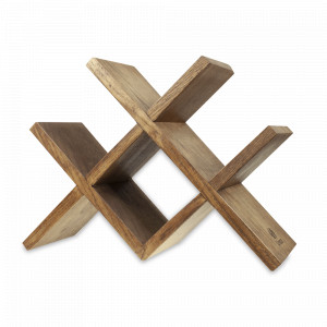 Подставка -полка на 4 бутылки, дуб, коричневый, UNECA, Россия, Подставки и корзины для бутылок