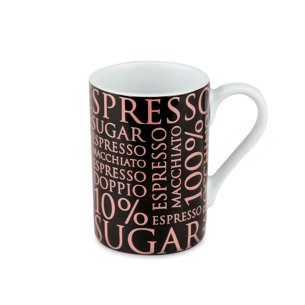 Кружка «Кофе», 90 мл, фарфор, черный, KOENITZ, Германия