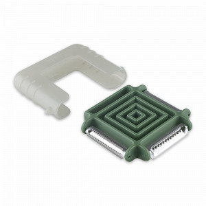 Овощечистка с 3 лезвиями Arnou, 8,5 х 10 см, полипропилен, нержавеющая сталь, зеленый, SMART SOLUTIONS, Россия, Овощечистки