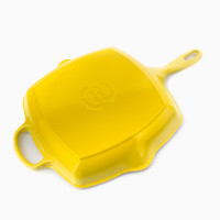 Чугунная сковорода-гриль с рифленым дном, 26 х 26 см, желтый, LE CREUSET, Франция_00797810051224911935.jpg