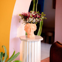 Ваза для цветов Apollo, 23.4 см, керамика, терракотовый, DOIY, Испания_00819740048067103988.jpg