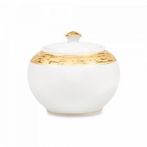 Сахарница , 290 мл, фарфор, декор, серия Auratus, PORCEL, Португалия, Сахарницы