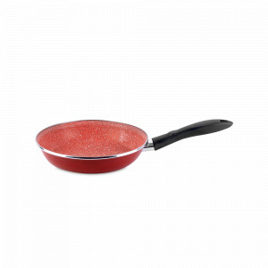 Сковорода , 18 см, сталь, стеклоэмаль, терракотовый, серия Toscana, VITRINOR, Испания, Сковороды из нержавеющей стали