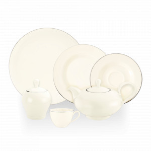 Сервиз чайный на 6 персон, 22 предмета,  серия Saphir Diamant Argento Tettau, SELTMANN, Германия, SELTMANN WEIDEN (Германия)