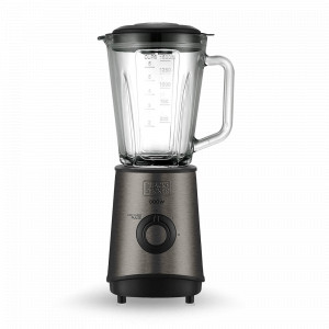 Блендер стационарный, 1,5 л, 20,4 х 20,4 х 43 см, нержавеющая сталь, стекло, стальной, BLACK+DECKER, США, BLACK+DECKER (США)