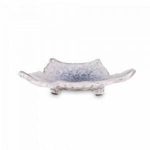 Тарелка сервировочная для закусок, 23 х 6 см, керамика, белый, синий, ROOMERS TABLEWARE, Нидерланды, Тарелки синие