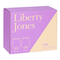 Набор из 2-х бокалов для вина, 400 мл, стекло, синий/янтарный, серия Orb, LIBERTY JONES, Китай_00820690049881502177.jpg