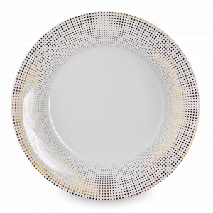 Тарелка обеденная, 27 см, фарфор, белый, золотой, серия Meridien Gold, WALLENDORFER, Германия, WALLENDORFER (Германия)