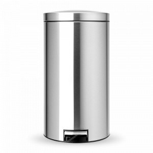 Контейнер для мусора с педалью, 45 л, нержавеющая сталь, стальной, серия Pedal bin, BRABANTIA, Бельгия, Ведра для мусора Brabantia