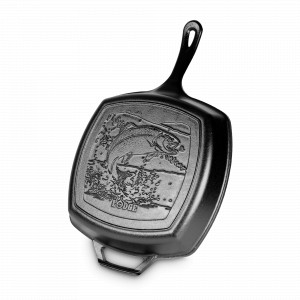 Сковорода - гриль, квадратная, 26 х 26 см, чугун, серия Classic, LODGE, США, LODGE (США)