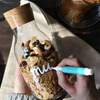 Графин с пробкой, 1 л, стекло, серия Clear, KROSNO, Польша_00818480047296386211.jpg