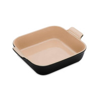 Форма для запекания квадратная Heritage, 2,8 л, керамика, черный, серия Black Onyx, LE CREUSET, Франция