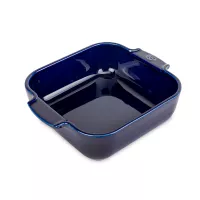 Форма для запекания квадратная, 28 х 28 см, 2.7 л, керамика, синий, серия Blue, PEUGEOT CERAMIC, Франция, 