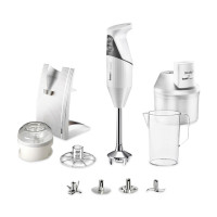 Блендер погружной со сменными насадками, нейлон, нержавеющая сталь 18/10, белый, серия SuperBox, BAMIX, Швейцария