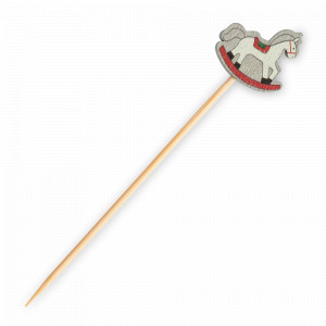 Набор из 20-ти шпажек для канапе «Лошадка», 9 см, бамбук, серия Horse, ANNA LAFARG, Китай, НОВИНКИ