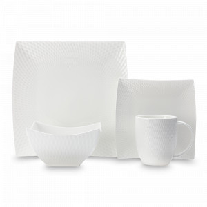 Сервиз обеденный «Даймонд», 16 предметов, на 4 персоны, фарфор, белый, серия Даймонд, MAXWELL WILLIAMS, Австралия, MAXWELL & WILLIAMS (Австралия)