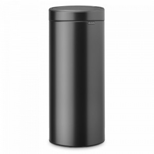 Контейнер для мусора, 30 л, нержавеющая сталь, темно-серый, серия Touch Bin New, BRABANTIA, Бельгия, Мусорные ведра и корзины