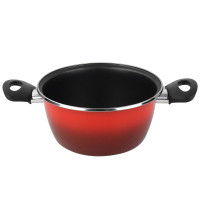 Кастрюля низкая с крышкой, 20 см, сталь, стеклоэмаль, красный, серия Sfumatto, VITRINOR, Испания_00820500049493062105.jpg