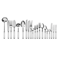 Набор столовых приборов на 12 персон, 130 предмтов, серебристый, серия Piccadilly, CUTIPOL, Португалия, 