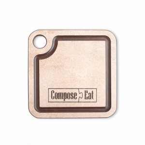 Подставка для чашки, 10х10см, порфир кремовый, серия ProFashion, ComposeEat, Россия, Бирдекели