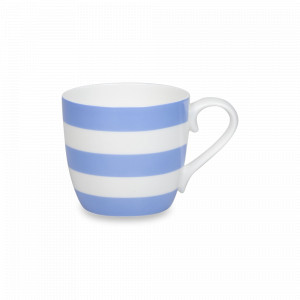 Кружка «Линии - Creamblue», 425 мл, фарфор, белый, голубой, KOENITZ, Германия, Большие кружки