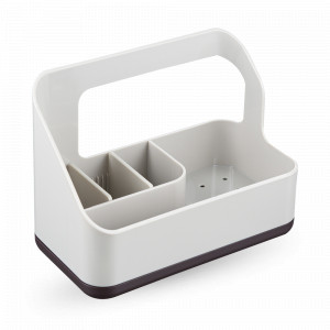 Органайзер для раковины Ronja, 19 х 10,5 х 14,6 см, пластик ABS, полипропилен, серый, SMART SOLUTIONS, Россия, Органайзеры для раковины