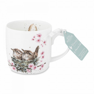 Кружка «Птенцы», 310 мл, костяной фарфор, белый, декор, серия Wrendale Designs, ROYAL WORCESTER, Великобритания, ROYAL WORCESTER (Великобритания)