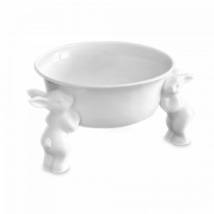 Салатник, 2 л, фарфор, белый, серия Воришки, CLAYSTREET, Россия, CLAYSTREET (Россия)