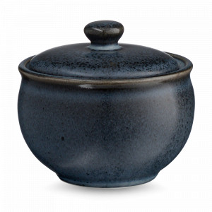 Сахарница , 200 мл, фарфор, черный, серия Cosmic Kitchen, LIBERTY JONES, Россия, Сахарницы