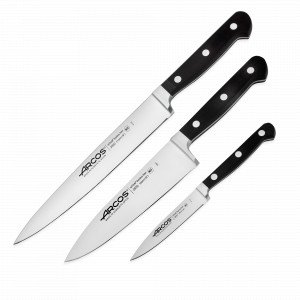 Набор из 3-х кухонных ножей поварская тройка, серия Clasica, ARCOS, Испания, Поварские тройки ножей