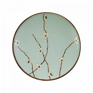 Тарелка закусочная Matte, 22.5 см, фарфор, светло-зеленый, серия Soshun, TOKYO DESIGN, Нидерланды, Тарелки закусочные фарфоровые