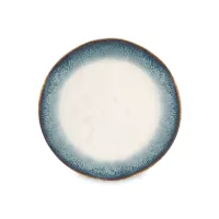 Тарелка закусочная, 21 см, фарфор, синий, серия Nuances, EASY LIFE (R2S), Италия, 