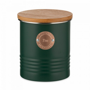 Емкость для чая, 1 л, нержавеющая сталь, зеленый, серия Living, TYPHOON, Великобритания, TYPHOON (Великобритания)