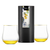 Набор из 2-х стаканов для воды, 400 мл, декор - золотой, хрустальное стекло, серия Rising, EISCH, Германия_00817070057752507517.jpg