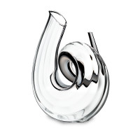 Декантер для красного вина CURLY, ручная работа, 1400 мл, 35 см, хрусталь, серия Decanters, RIEDEL, Австрия