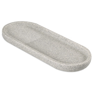 Подставка для принадлежностей Loup, 27.5 х 10.7 см, полирезин, серый, серия Bath, BERGENSON BJORN, Великобритания, BERGENSON BJORN (Великобритания)