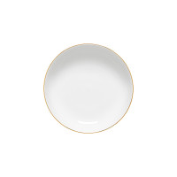 Тарелка для пасты White Gold, 21 см, фарфор, белый, серия Resonance, COSTA NOVA, Португалия_00823910065538516697.jpg